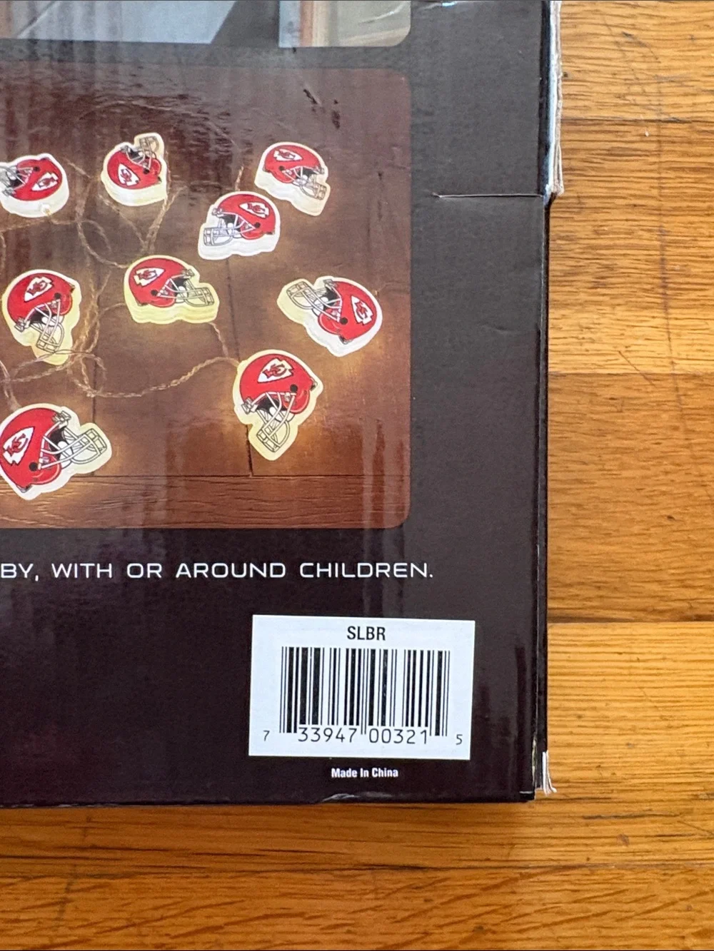 Cleveland Browns Helmet String Lights 10 LED 10.5 FT Plug-In NEW
